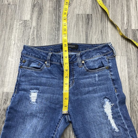 LIVERPOOL Skinny Light Wash Mid Rise Blue Denim Jeans Women's Size 2 - Picture 11 of 14